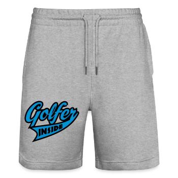 golf - Short de jogging bio TRAINER Stanley/Stella unisexe - gris chiné - Devant - Nik (191cm) & Marisol (170cm)