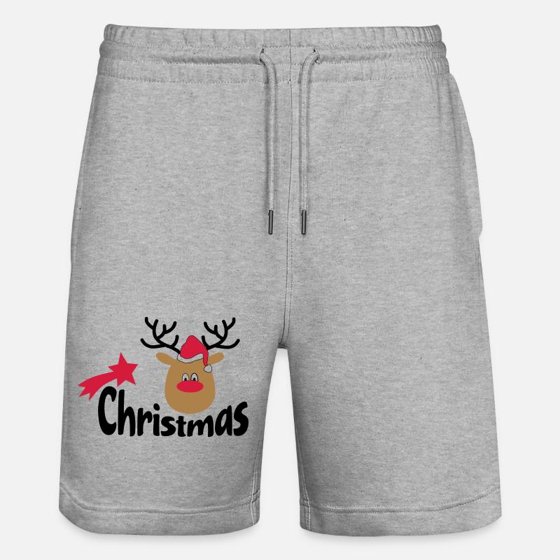 Noël - Short de jogging bio TRAINER Stanley/Stella unisexe - gris chiné