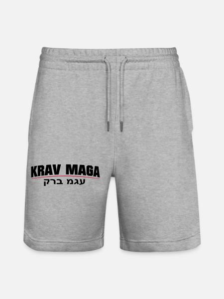 KravMaga Original - Stanley/Stella Unisex Bio Joggingshorts Trainer - Grau meliert