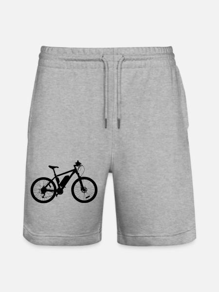 E-Bike - Stanley/Stella Unisex Bio Joggingshorts Trainer  - Grau meliert