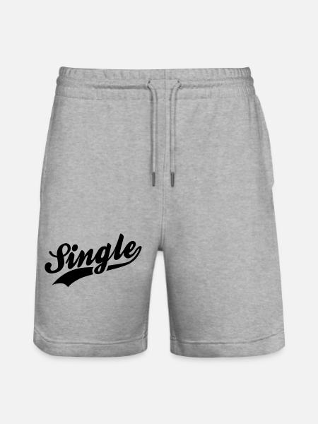 Single - Stanley/Stella Trainer Unisex Organic Jogging Shorts - heather grey