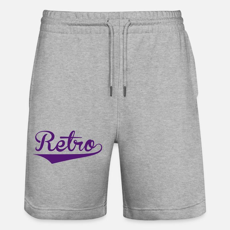 Rétro - Short de jogging bio TRAINER Stanley/Stella unisexe - gris chiné