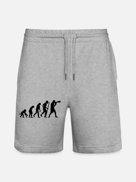 Evolution de la boxe - Short de jogging bio TRAINER Stanley/Stella unisexe - gris chiné