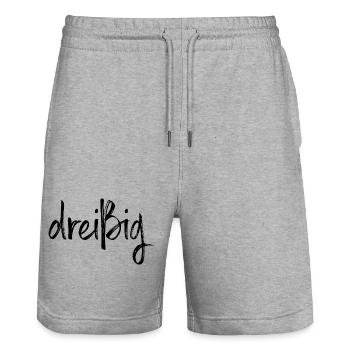 30 dreißig 30. Geburtstag 30 Jahre Geschenk - Stanley/Stella Unisex Bio Joggingshorts Trainer  - Grau meliert - Vorne - Nik (191cm) & Marisol (170cm)