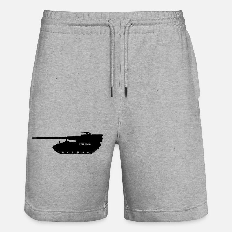 Panzerhaubitze 2000 - Short de jogging bio TRAINER Stanley/Stella unisexe - gris chiné