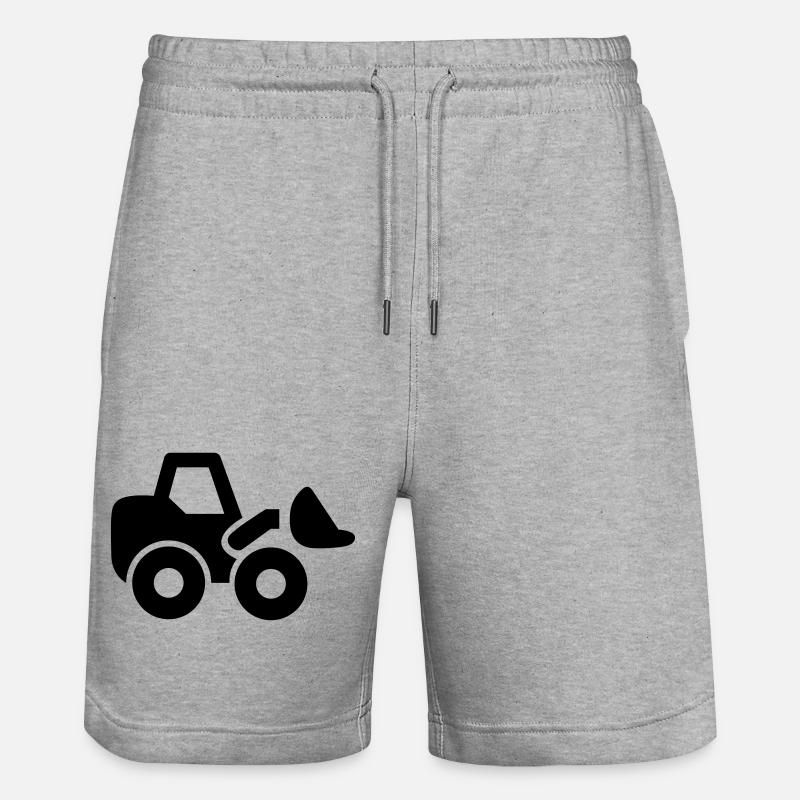 Bagger - Stanley/Stella Unisex Bio Joggingshorts Trainer - Grau meliert