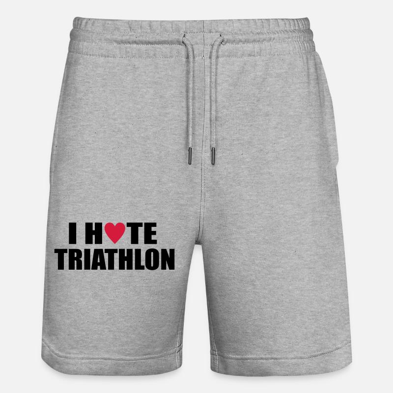 triathlon - Stanley/Stella Unisex Bio Joggingshorts Trainer  - Grau meliert