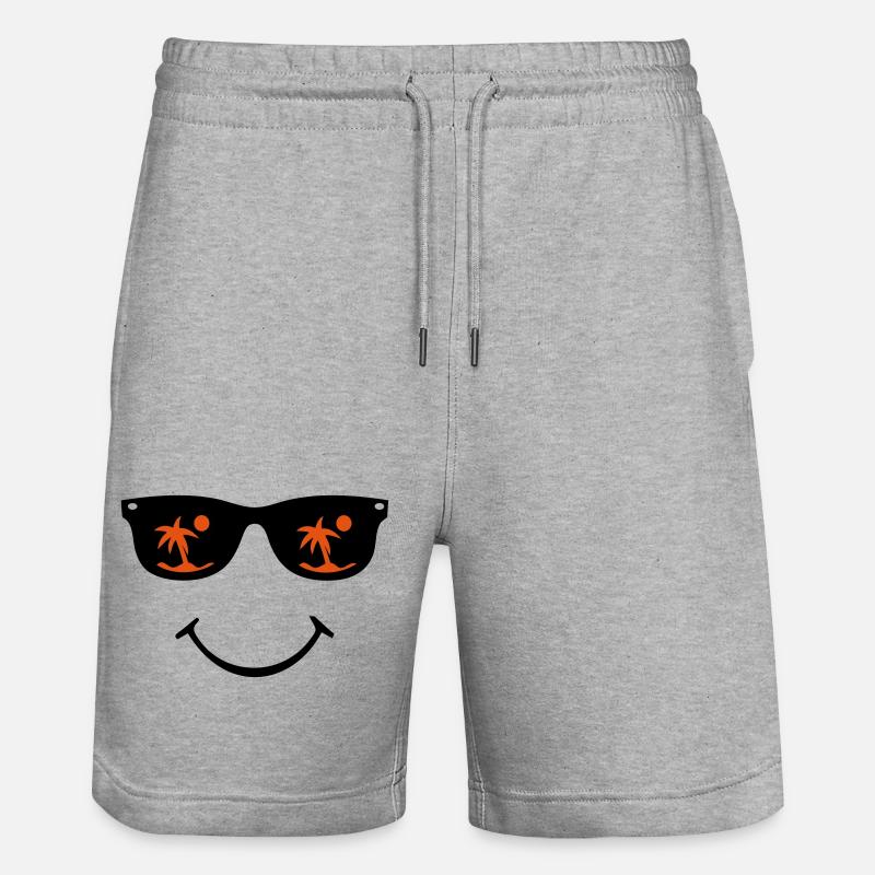 Sunglasses - Stanley/Stella Trainer Unisex Organic Jogging Shorts - heather grey