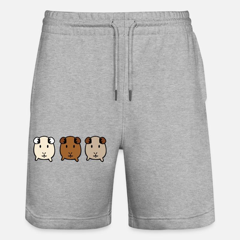 Cobaye - Short de jogging bio TRAINER Stanley/Stella unisexe - gris chiné