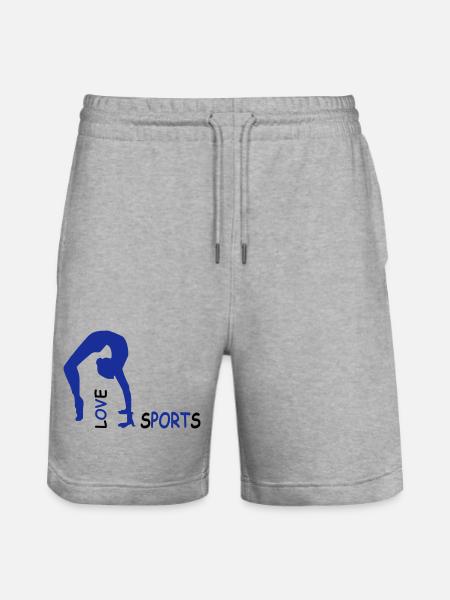 sports - Stanley/Stella Trainer Unisex Organic Jogging Shorts - heather grey