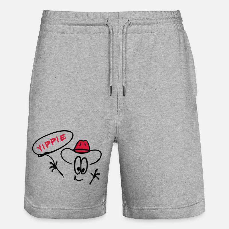 Cowboy - Short de jogging bio TRAINER Stanley/Stella unisexe - gris chiné