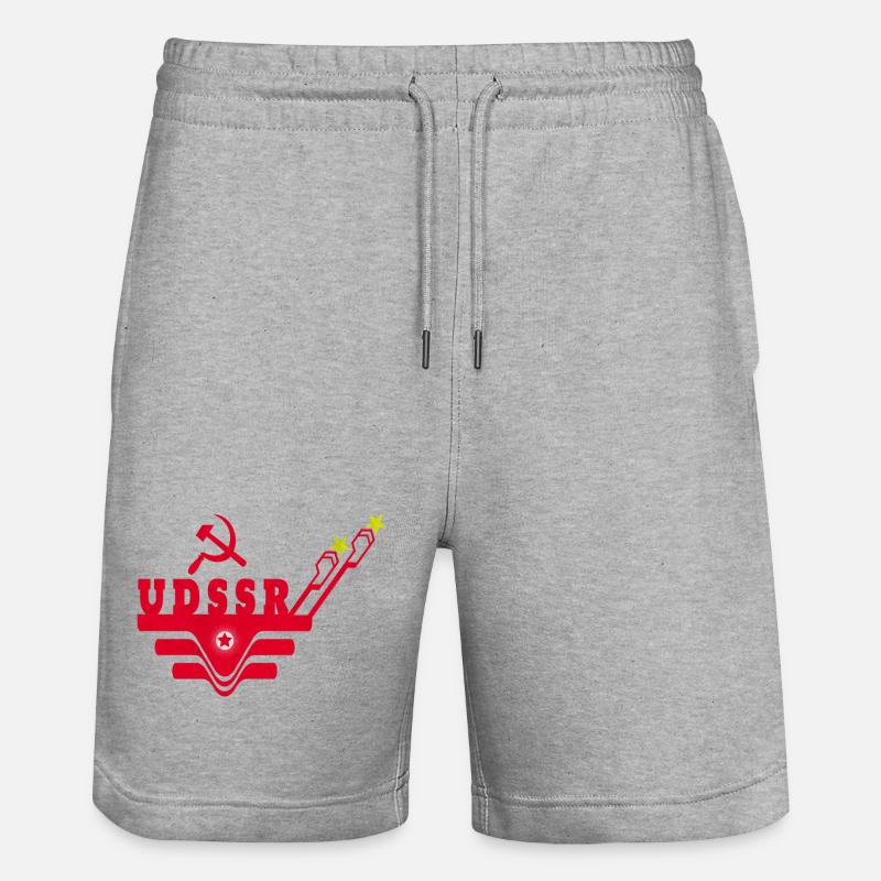 URSS / Cadeau / Idée de cadeau - Short de jogging bio TRAINER Stanley/Stella unisexe - gris chiné