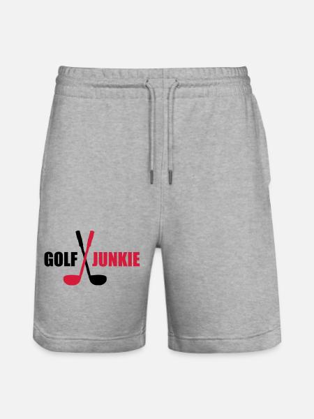 golf - Stanley/Stella Trainer Unisex Organic Jogging Shorts - heather grey
