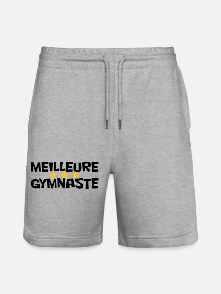 Meilleure Gymnaste - Short de jogging bio TRAINER Stanley/Stella unisexe - gris chiné