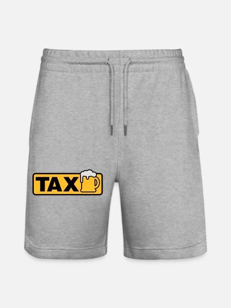 Taxi Bier - Stanley/Stella Unisex Bio Joggingshorts Trainer - Grau meliert