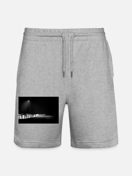 Dike på Nordsøen - Stanley/Stella Trainer økologiske unisex joggingshorts - grå meleret