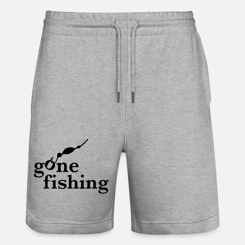 angling - Stanley/Stella Trainer Unisex Organic Jogging Shorts - heather grey