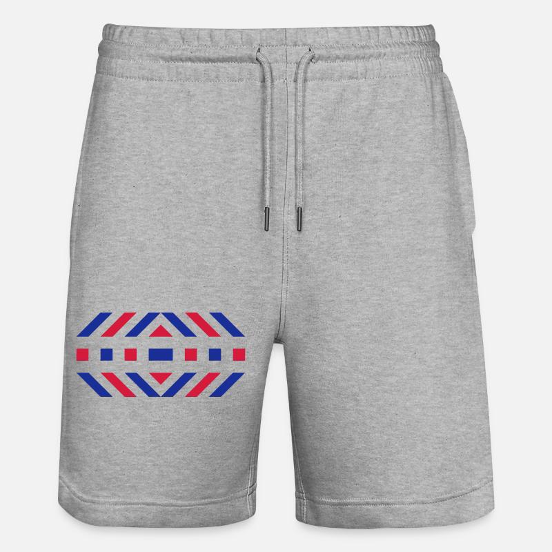 template - Stanley/Stella Trainer Unisex Organic Jogging Shorts - heather grey