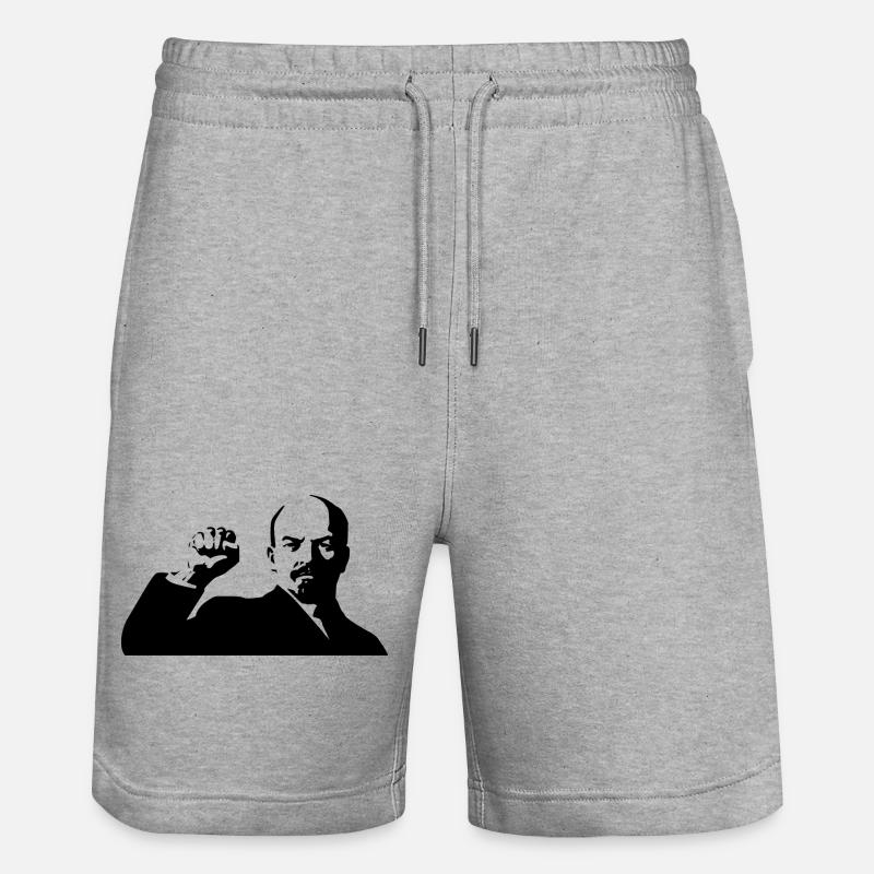 Lenin - Short de jogging bio TRAINER Stanley/Stella unisexe - gris chiné