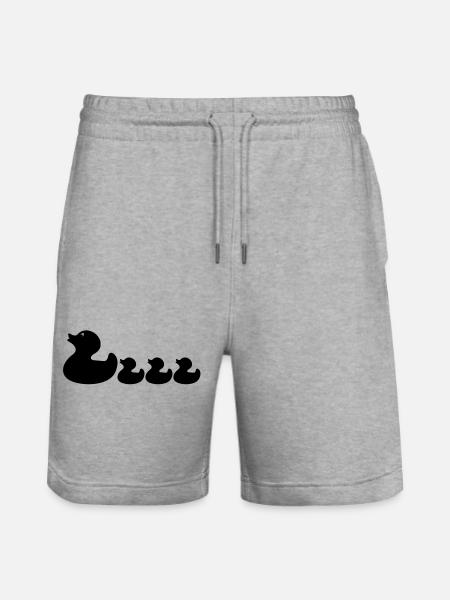 Quietscheentchen - Stanley/Stella Trainer Unisex Organic Jogging Shorts - heather grey