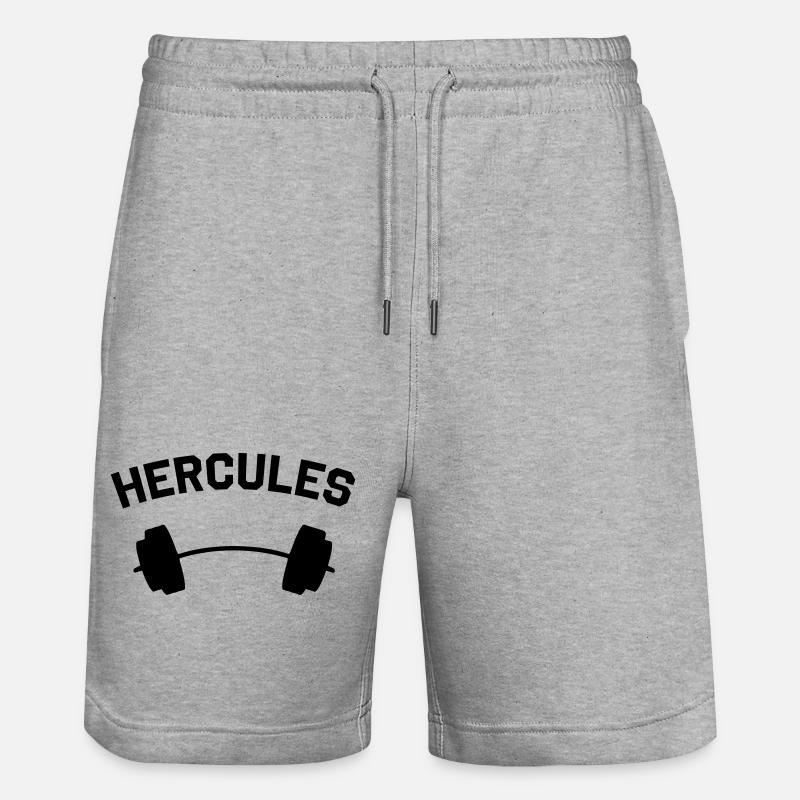 HERCULES - Short de jogging bio TRAINER Stanley/Stella unisexe - gris chiné