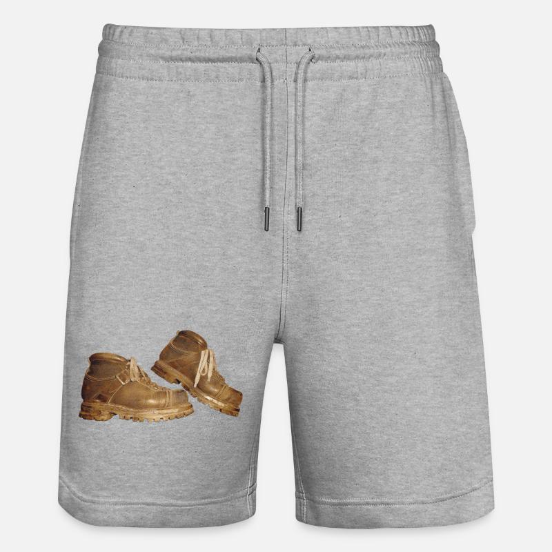 Chaussures - Short de jogging bio TRAINER Stanley/Stella unisexe - gris chiné