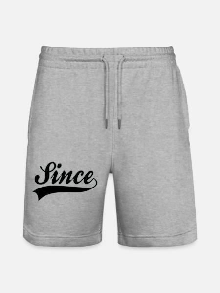 Birthday - YOUR YEAR - Stanley/Stella Trainer Unisex Organic Jogging Shorts - heather grey
