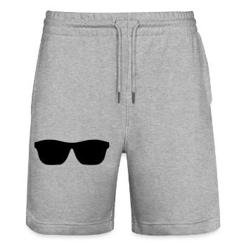 Sonnenbrillen / Shades - Stanley/Stella Unisex Bio Joggingshorts Trainer  - Grau meliert - Vorne - Nik (191cm) & Marisol (170cm)