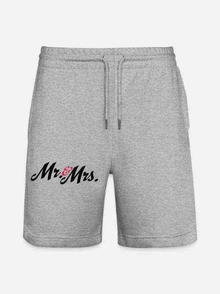 mariage - Short de jogging bio TRAINER Stanley/Stella unisexe - gris chiné