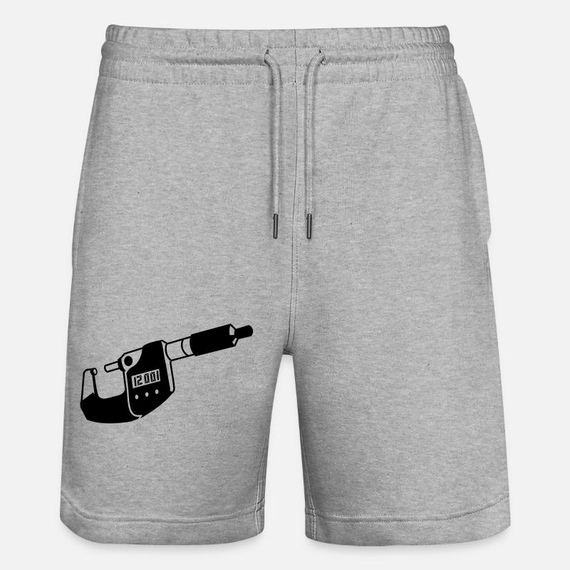 buegelmessschraube - Short de jogging bio TRAINER Stanley/Stella unisexe - gris chiné