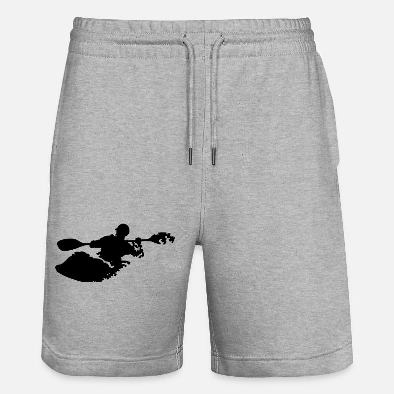 kayaking_1 - Short de jogging bio TRAINER Stanley/Stella unisexe - gris chiné