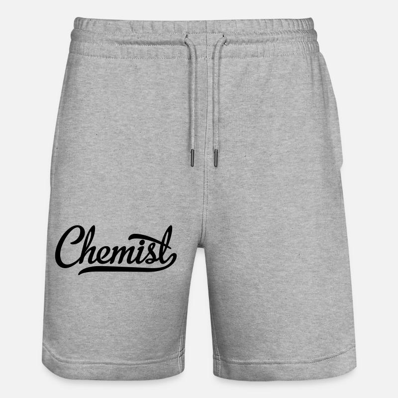 Chimistes - Short de jogging bio TRAINER Stanley/Stella unisexe - gris chiné