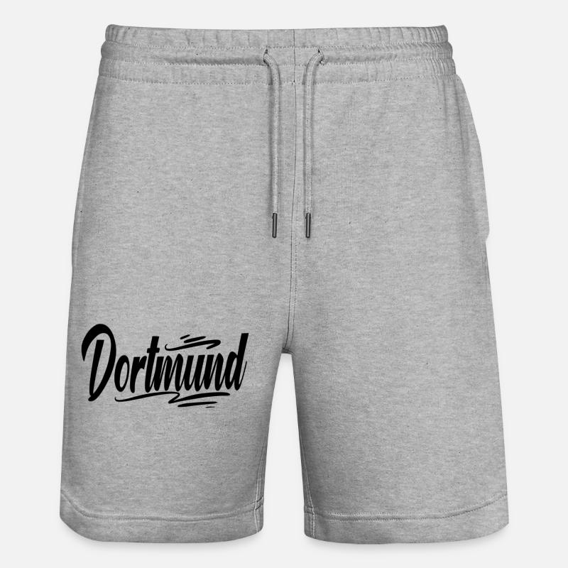 Dortmund - Short de jogging bio TRAINER Stanley/Stella unisexe - gris chiné