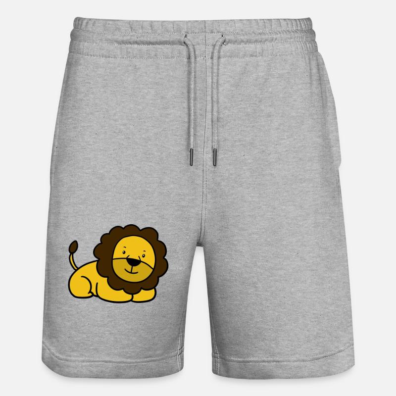 lionceau - Short de jogging bio TRAINER Stanley/Stella unisexe - gris chiné