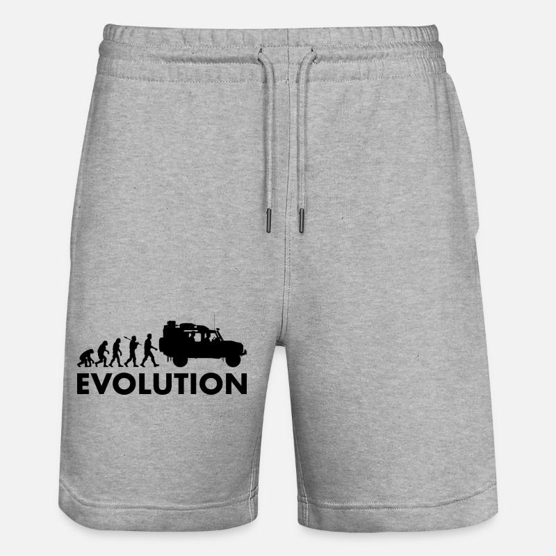 Defender 110 Évolution tout-terrain - Short de jogging bio TRAINER Stanley/Stella unisexe - gris chiné