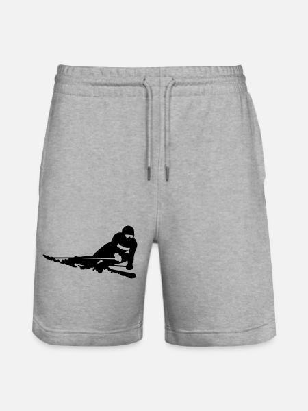 ski - Short de jogging bio TRAINER Stanley/Stella unisexe - gris chiné