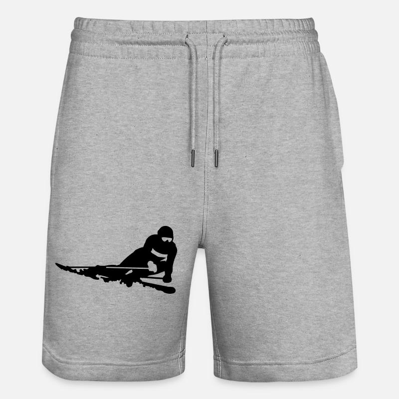 ski - Short de jogging bio TRAINER Stanley/Stella unisexe - gris chiné