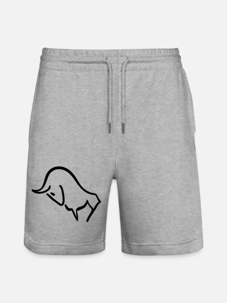 stier - Short de jogging bio TRAINER Stanley/Stella unisexe - gris chiné