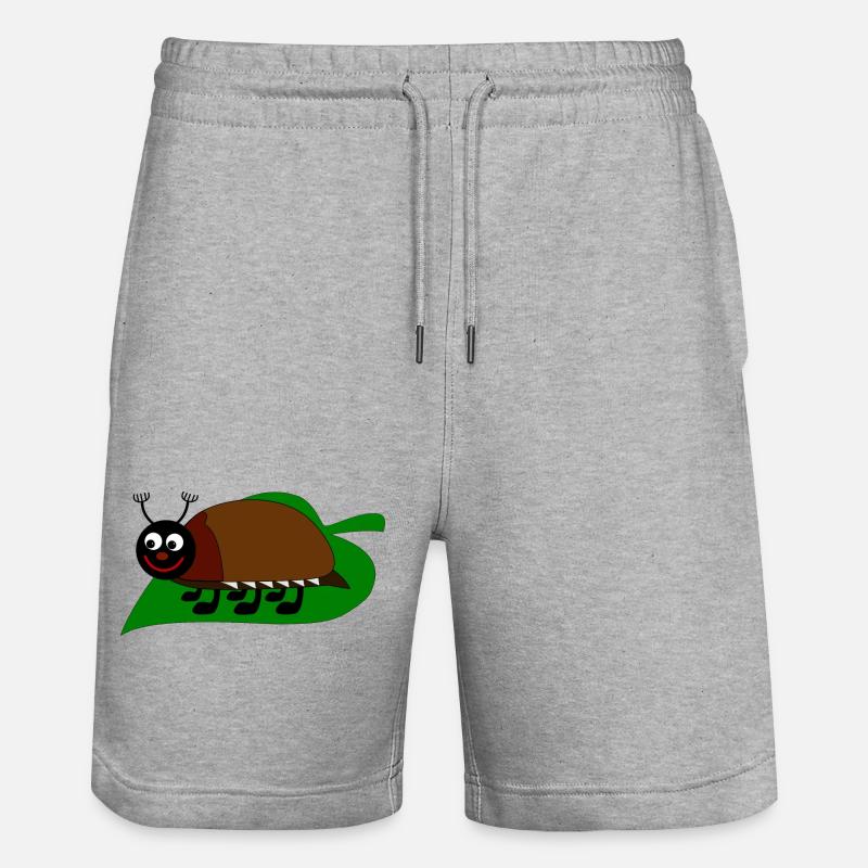 maikaefer frühling - Stanley/Stella Unisex Bio Joggingshorts Trainer  - Grau meliert