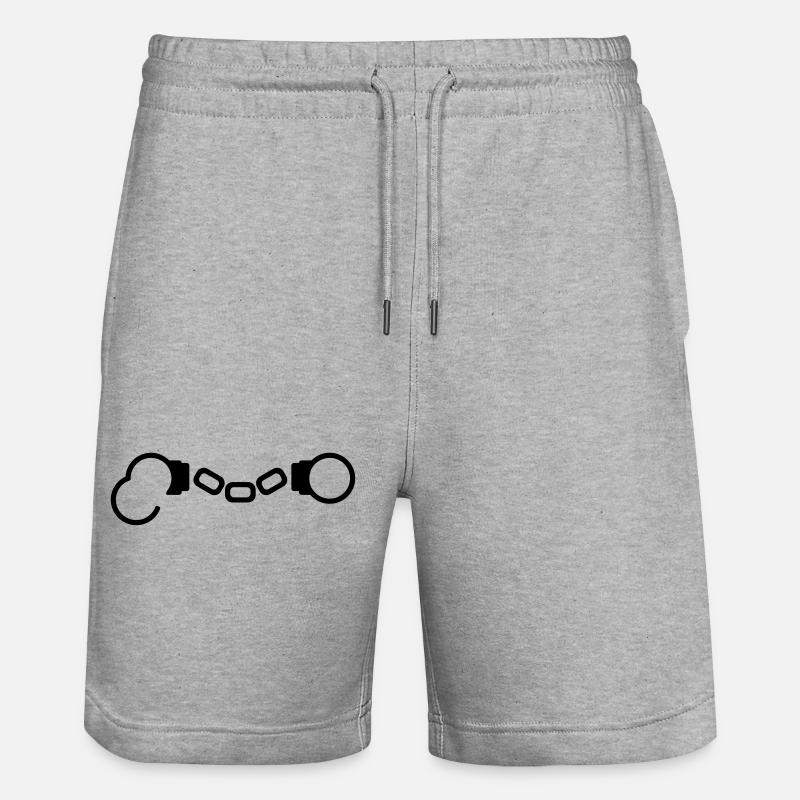 Menottes - © roil - Short de jogging bio TRAINER Stanley/Stella unisexe - gris chiné