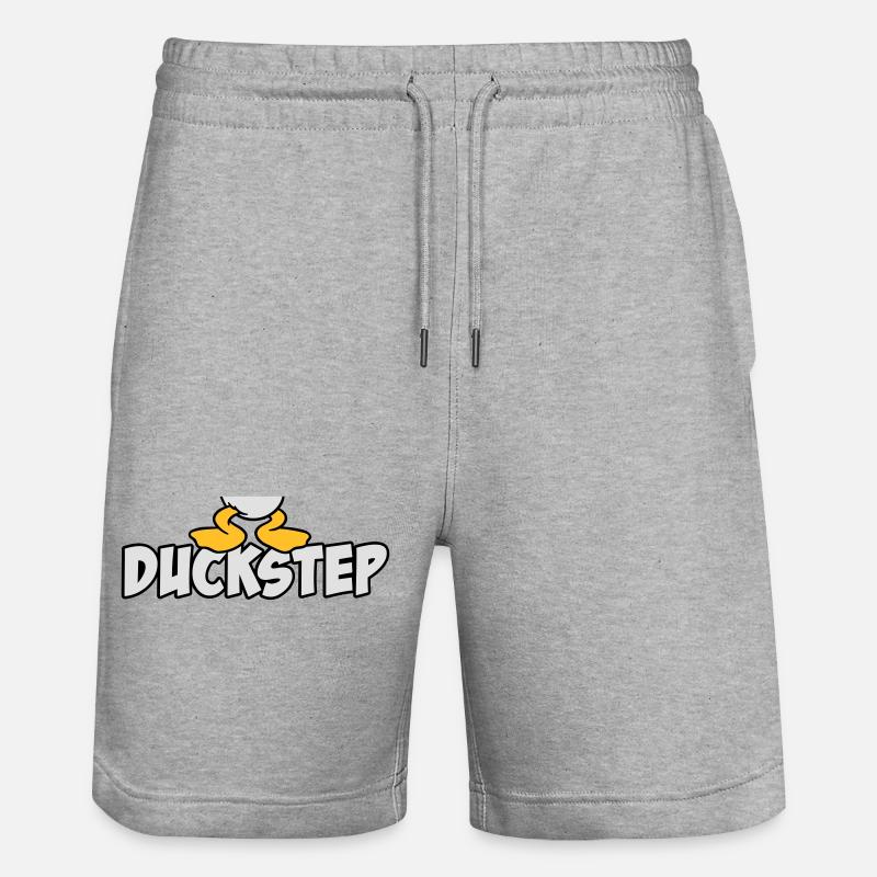 Duckstep (Dubstep) - Stanley/Stella Unisex Bio Joggingshorts Trainer  - Grau meliert