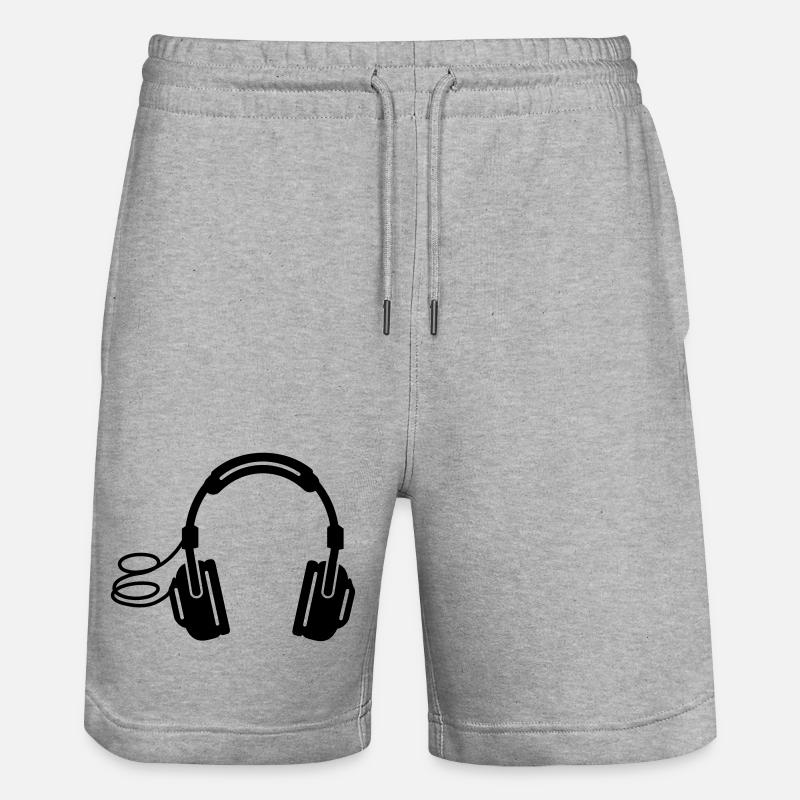 Écouteurs - Short de jogging bio TRAINER Stanley/Stella unisexe - gris chiné