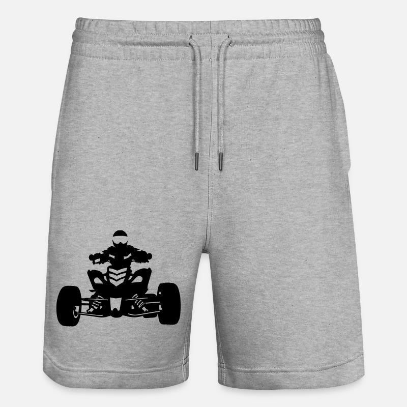 Quad - Short de jogging bio TRAINER Stanley/Stella unisexe - gris chiné