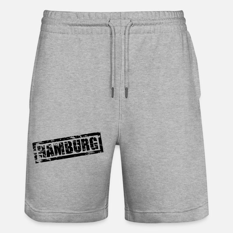 Hambourg - Short de jogging bio TRAINER Stanley/Stella unisexe - gris chiné