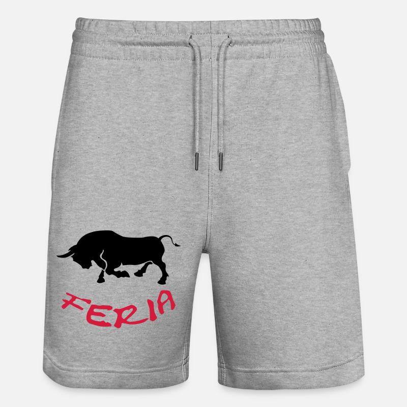 Feria ! - Short de jogging bio TRAINER Stanley/Stella unisexe - gris chiné