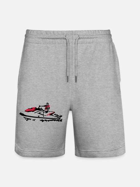 jetski - Short de jogging bio TRAINER Stanley/Stella unisexe - gris chiné