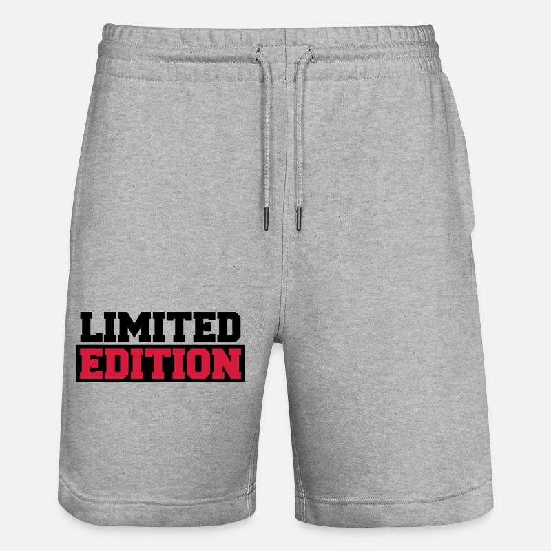 Limited Edition - Stanley/Stella Unisex Bio Joggingshorts Trainer  - Grau meliert