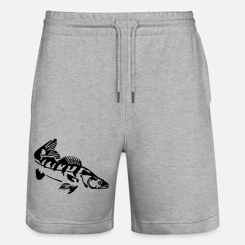 zander - Short de jogging bio TRAINER Stanley/Stella unisexe - gris chiné