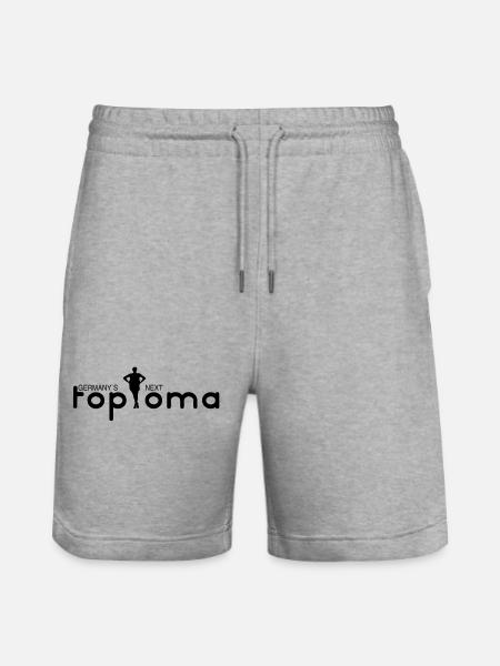 next top Oma - Stanley/Stella Unisex Bio Joggingshorts Trainer  - Grau meliert