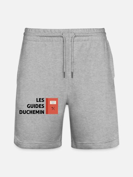 Les Guides Duchemin - Short de jogging bio TRAINER Stanley/Stella unisexe - gris chiné
